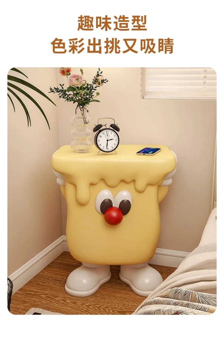 Cute Bedside Cabinet Modern Minimalist Unique Design Night Table For Kids Mesitas De Noche Dormitorio Bedroom Furniture