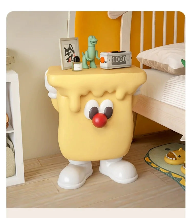 Cute Bedside Cabinet Modern Minimalist Unique Design Night Table For Kids Mesitas De Noche Dormitorio Bedroom Furniture