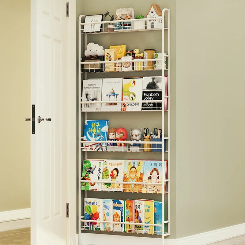 Space-Saving Wall Hanging Bookshelves Slim Floating Shelves Ideal for Desk Organizer or Wall Gaps Efficient Storage  Wall Shelf
