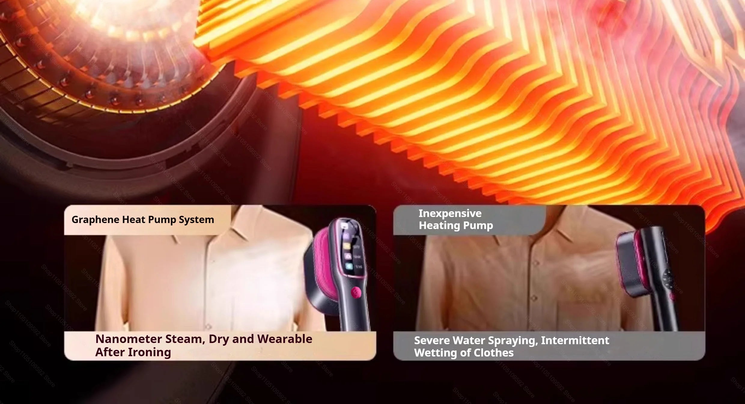 New Clothes Steamer Professional Handheld Garment Steamer Fast Heating Portable Clothes Fabric Vertical steam iron HomeTravel