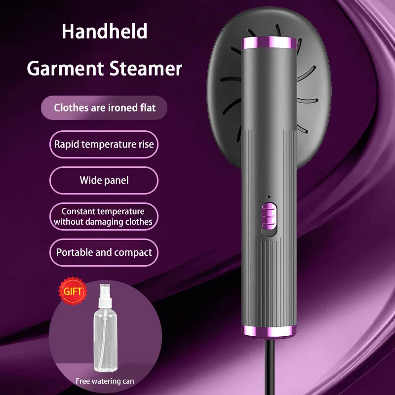 Handheld Steamer Iron USB Portable Mini for Clothes Fast Heating Travel Garment Fabric Press Machine with Handle Home Use