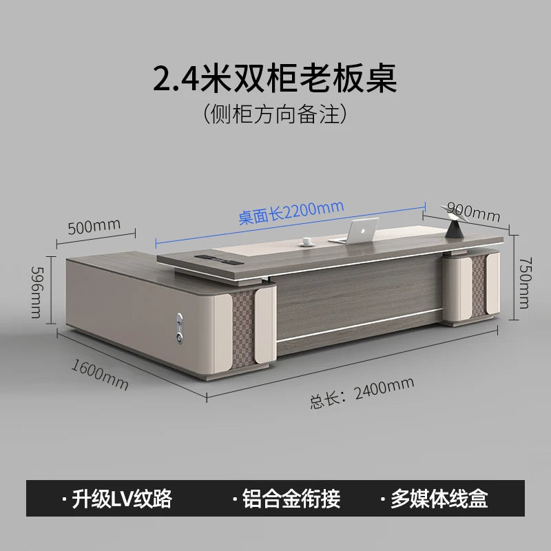 Aesthetic Organizers Office Desk Design Luxury Study Modern Computer Office Desk Minimalist Mesa Ordenador Commercial Furniture