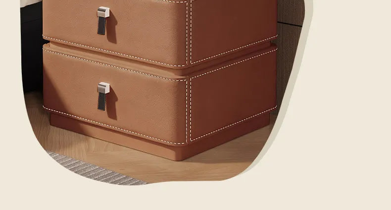 Drawers Mid Century Modern Bedside Table Bedroom Cabinets Low Organizer Space Saving Bedside Table Small Muebles Home Furniture