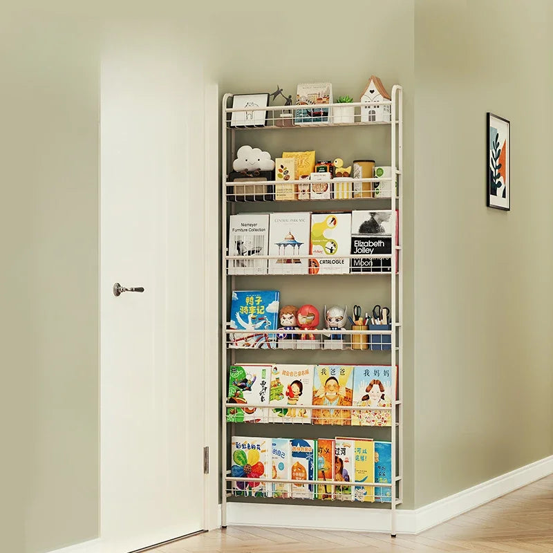 Space-Saving Wall Hanging Bookshelves Slim Floating Shelves Ideal for Desk Organizer or Wall Gaps Efficient Storage  Wall Shelf