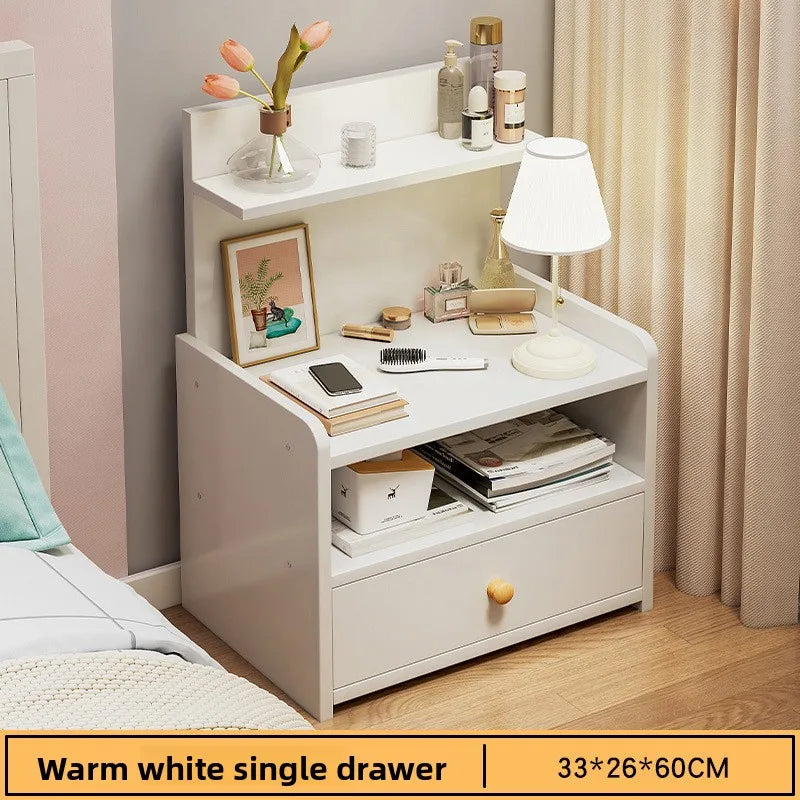 Minimalist Household Goods Bedside Table Wide Small Chest Cabinet Multi-layer Locker With Drawers Small Cabinet