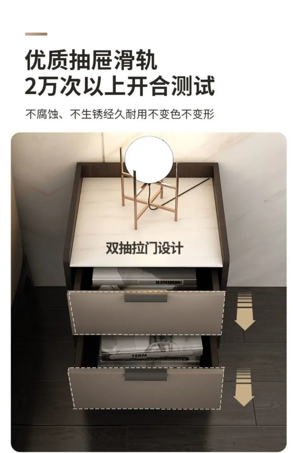 Modern Bedside Cabinet Night Tables Bedroom Bedside Table Storage Bed Side Table Chevet Nightstand Stand Bedsides Room Home