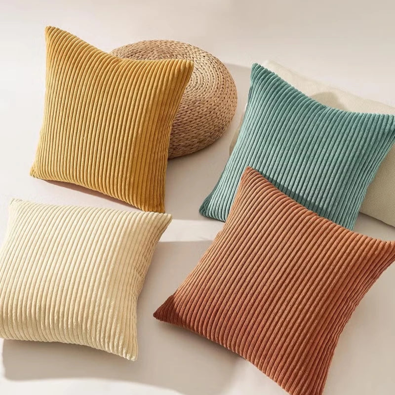 Decorative Throw Pillow Covers Soft Velvet Modern Double-Sided Designs Cushion Cases Boho Farmhouse Fall Pillowcase Home Decor