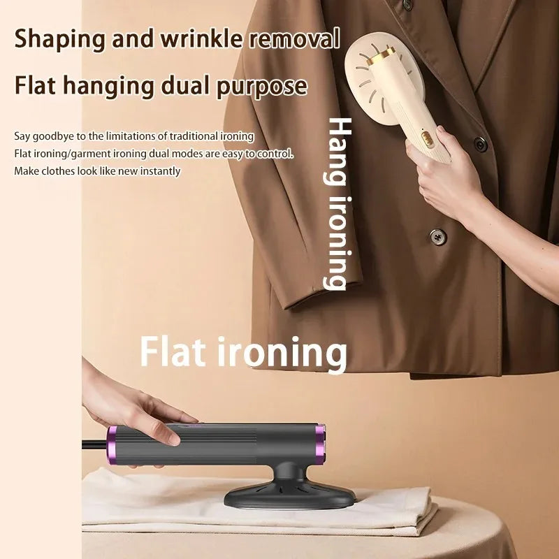Handheld Steamer Iron USB Portable Mini for Clothes Fast Heating Travel Garment Fabric Press Machine with Handle Home Use