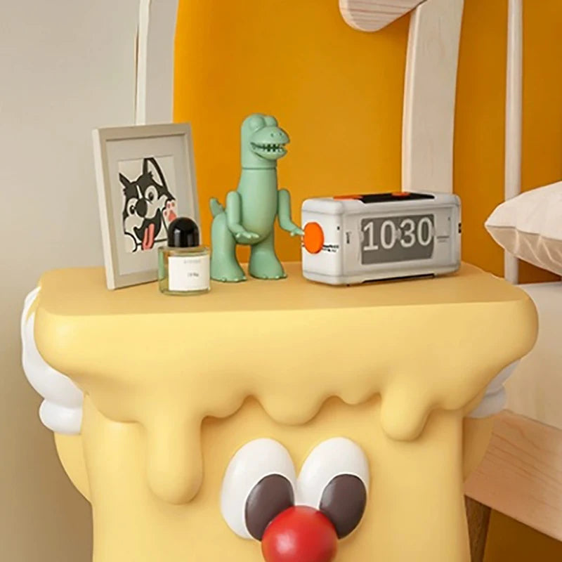 Cute Bedside Cabinet Modern Minimalist Unique Design Night Table For Kids Mesitas De Noche Dormitorio Bedroom Furniture