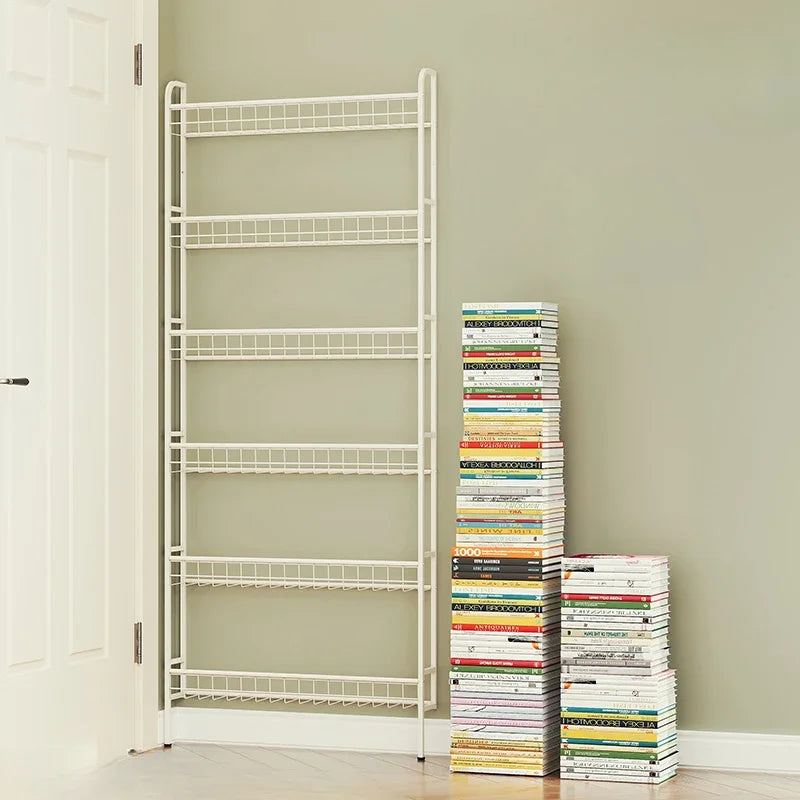 Space-Saving Wall Hanging Bookshelves Slim Floating Shelves Ideal for Desk Organizer or Wall Gaps Efficient Storage  Wall Shelf