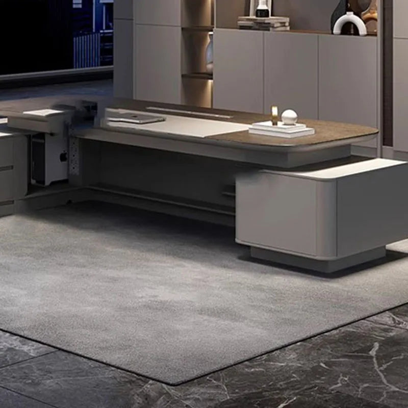 Standing Gaming Office Desk Aesthetic Minimalist Multifunctional Office Desk Nordic Storage Mesa Ordenador Office Furniture