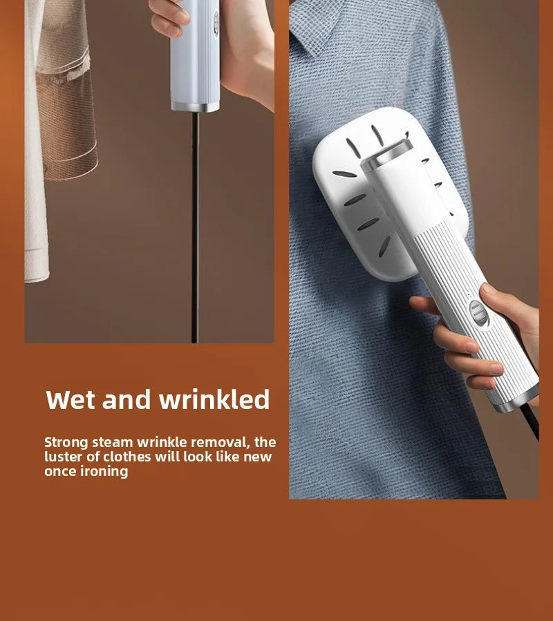 Handheld Steamer Iron USB Portable Mini for Clothes Fast Heating Travel Garment Fabric Press Machine with Handle Home Use