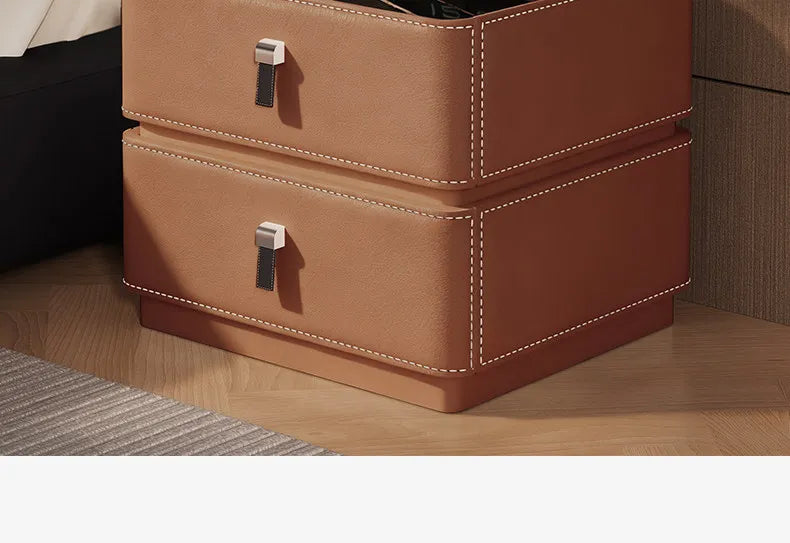 Drawers Mid Century Modern Bedside Table Bedroom Cabinets Low Organizer Space Saving Bedside Table Small Muebles Home Furniture