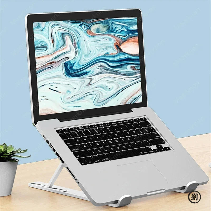 Portable foldable computer monitor stand, adjustable laptop stand, suitable for small-sized tablet dock accessories