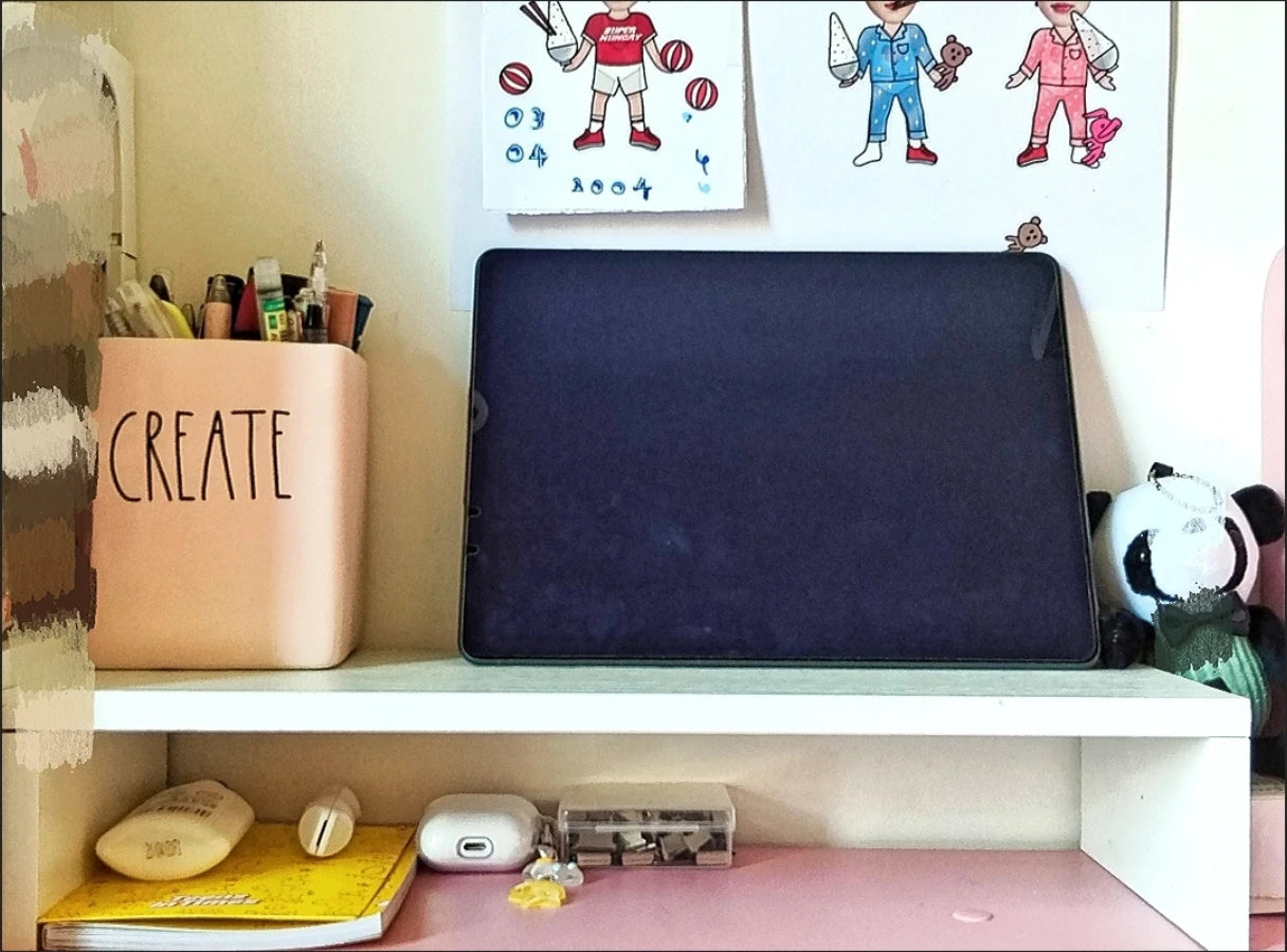 Monitor Riser Stand - Ergonomic Laptop Stand Desk Organizer Keyboard Storage