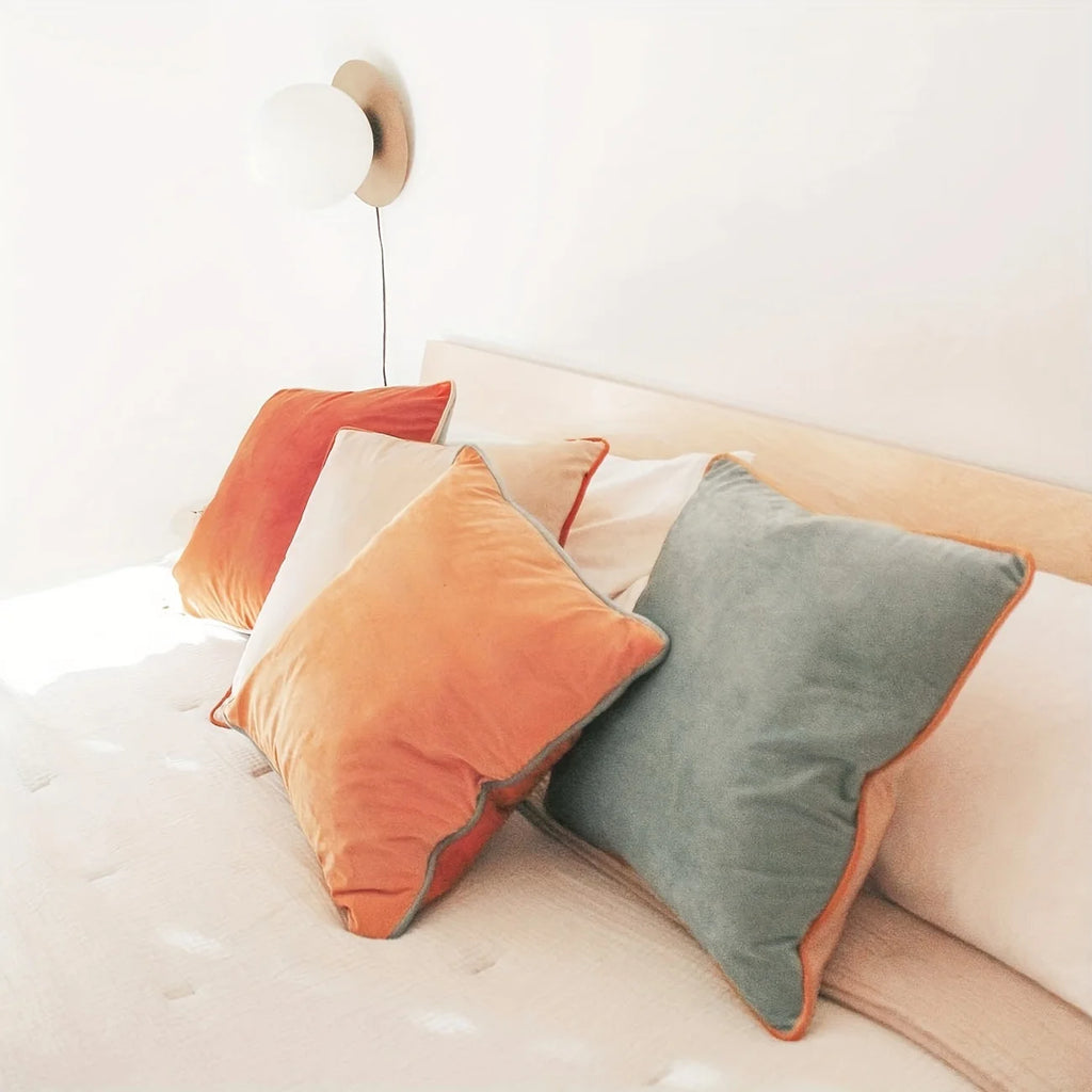 45x45cm Decorative Throw Pillow Cover Cushion Cases Soft Velvet Modern Double Sided Designs For Home Decor Modern Minimalism