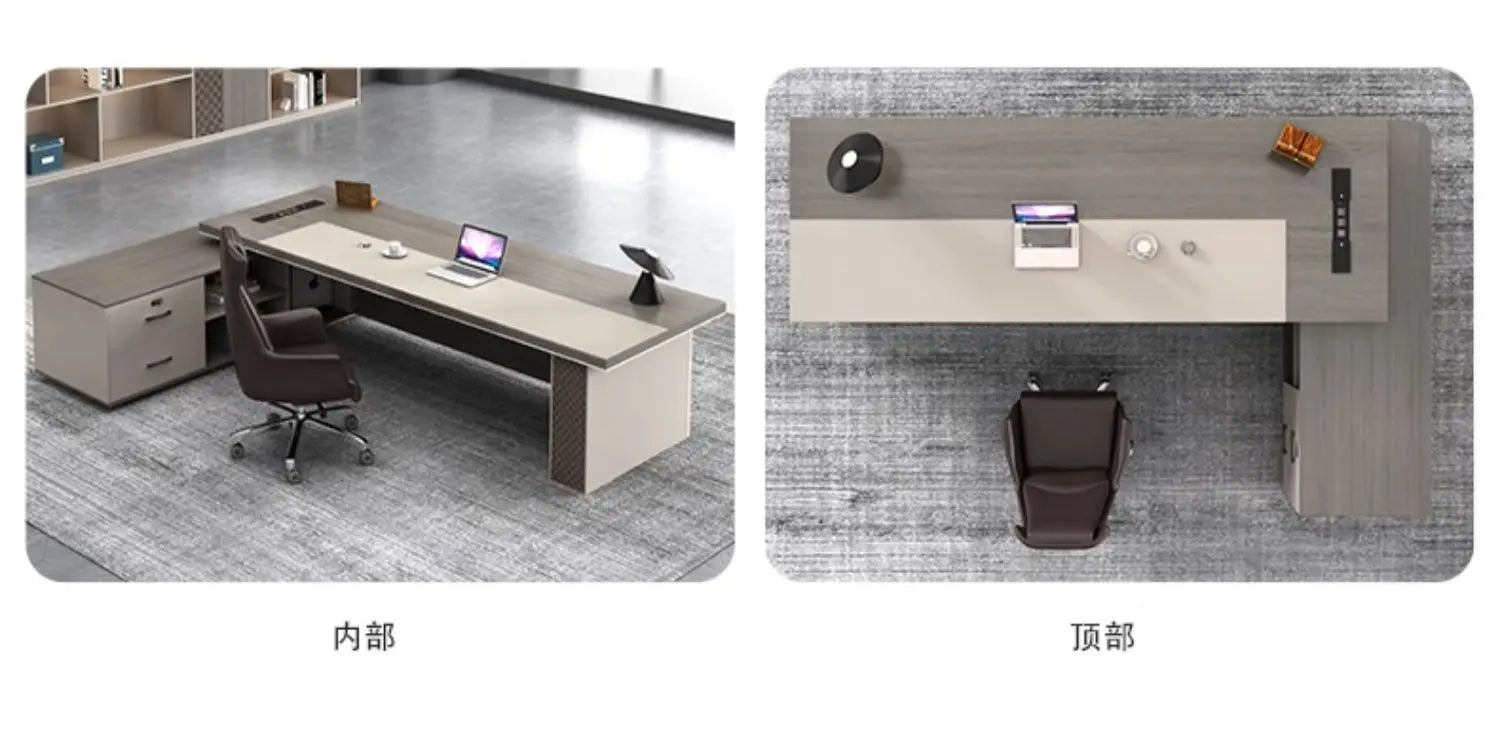 Aesthetic Organizers Office Desk Design Luxury Study Modern Computer Office Desk Minimalist Mesa Ordenador Commercial Furniture