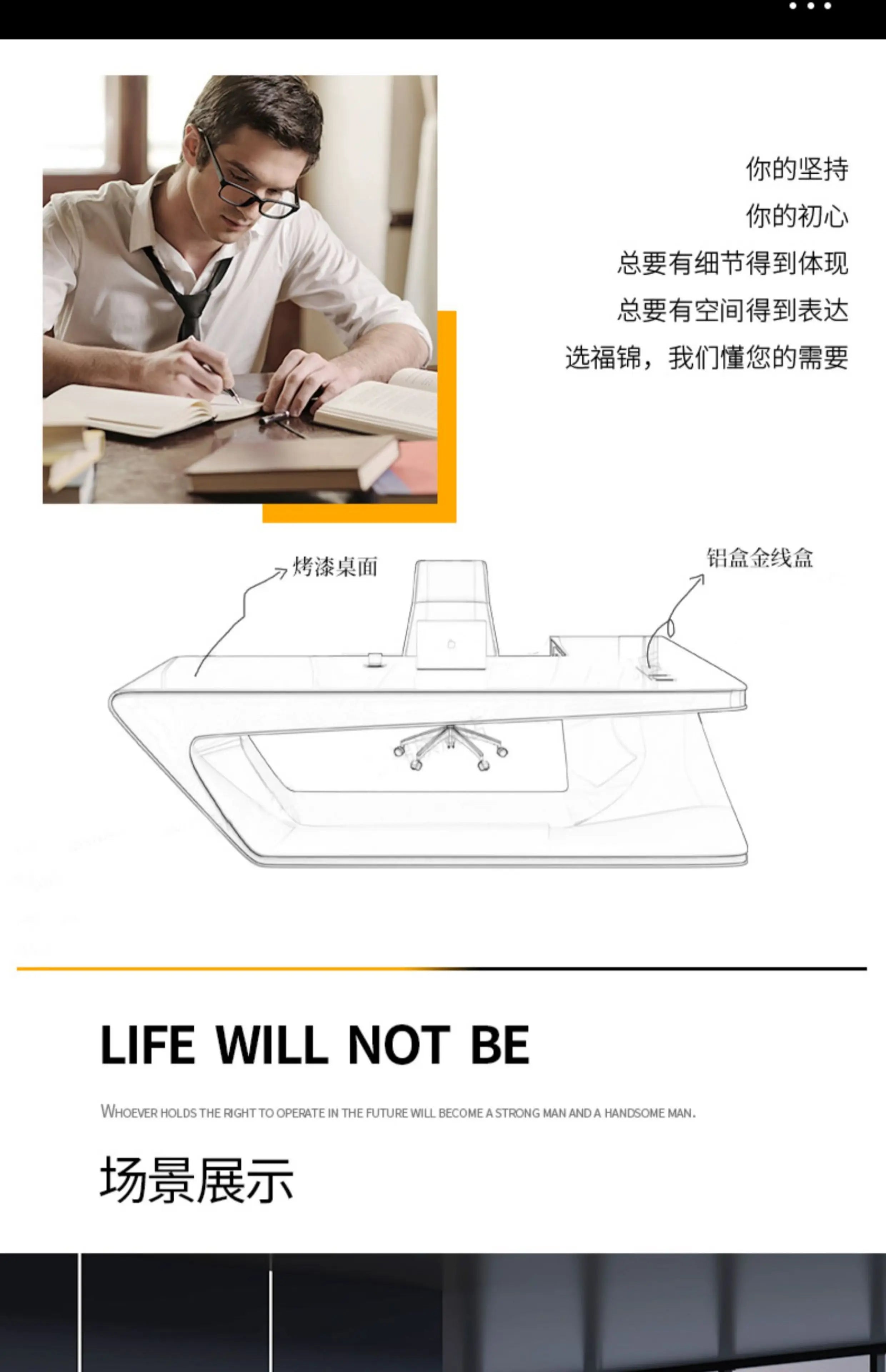 Organizers Modern Office Desk Executive Executive Design Office Desk Computer Organizers Escritorio Oficina Office Furniture