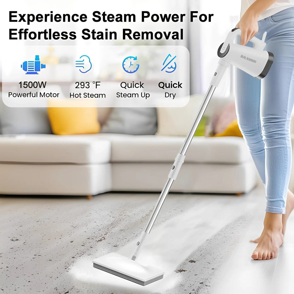 Steam Cleaner Multipurpose Powerful Tank and Portable Handle for Grout Tile Floors Appliances Home&Car	Steam Mop