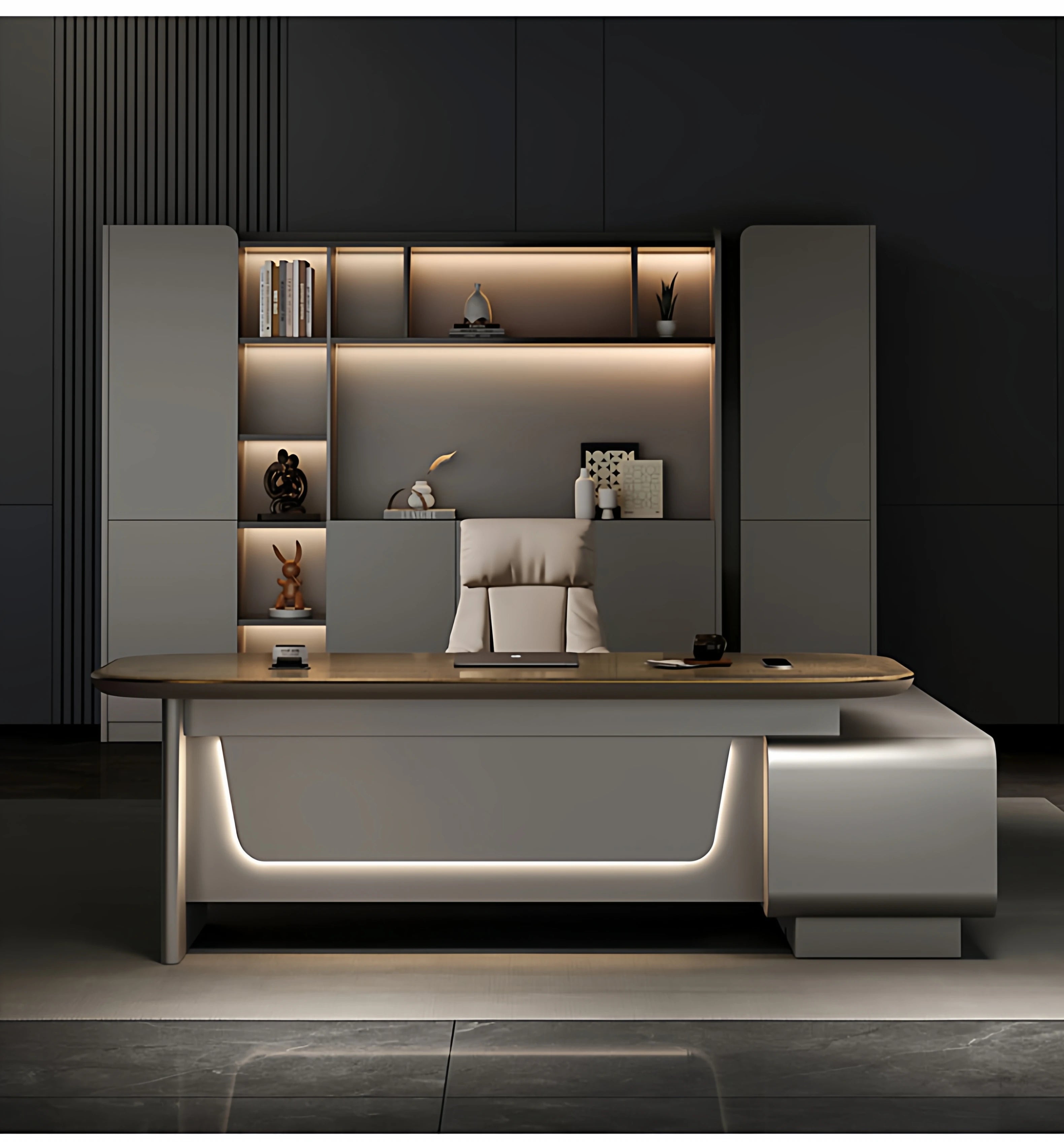 Standing Gaming Office Desk Aesthetic Minimalist Multifunctional Office Desk Nordic Storage Mesa Ordenador Office Furniture
