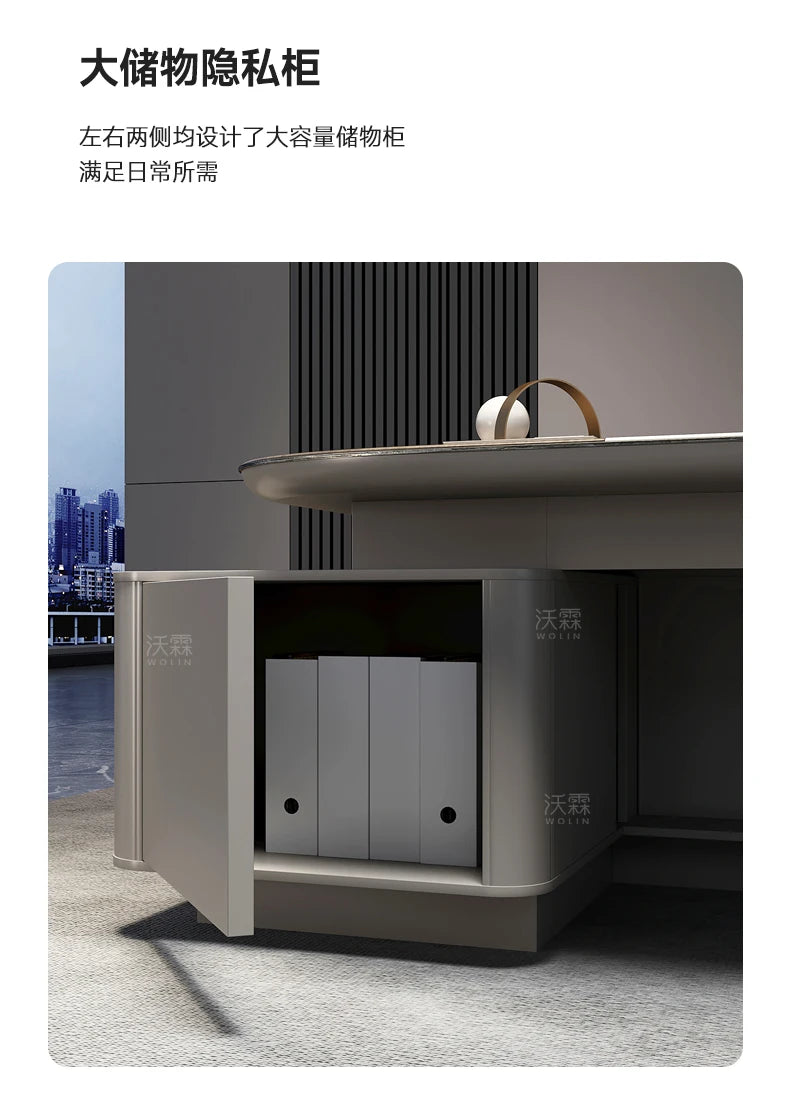 Standing Gaming Office Desk Aesthetic Minimalist Multifunctional Office Desk Nordic Storage Mesa Ordenador Office Furniture