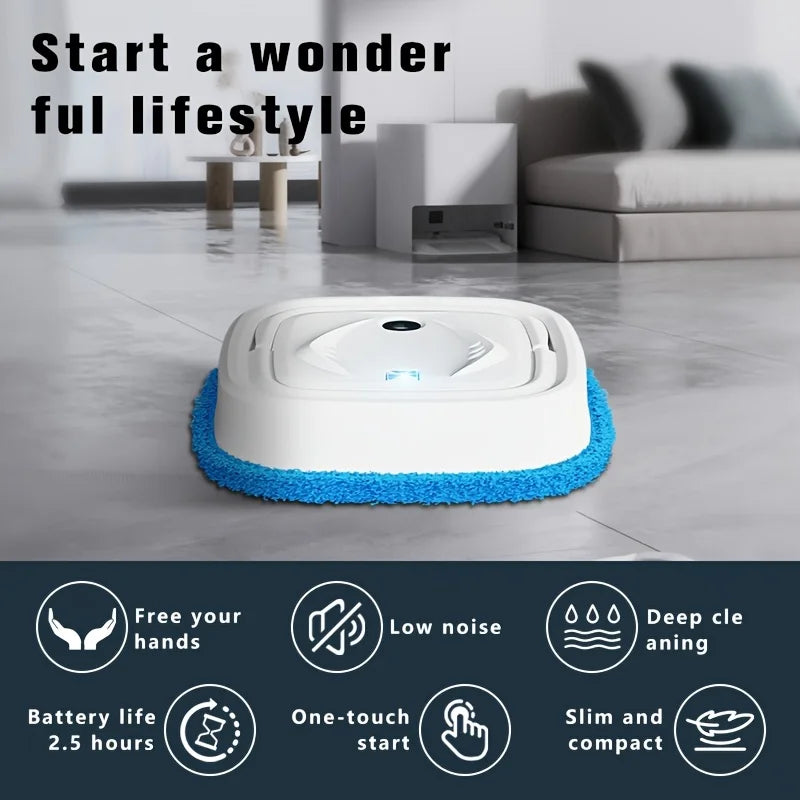 Steam cleaning robot easy to operate direct spray of steam for deep cleaning suitable for pet hair carpets tiles kitchen indoors