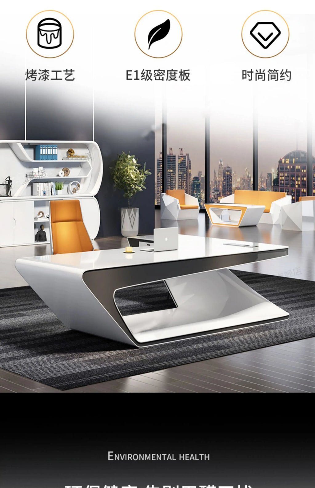 Organizers Modern Office Desk Executive Executive Design Office Desk Computer Organizers Escritorio Oficina Office Furniture