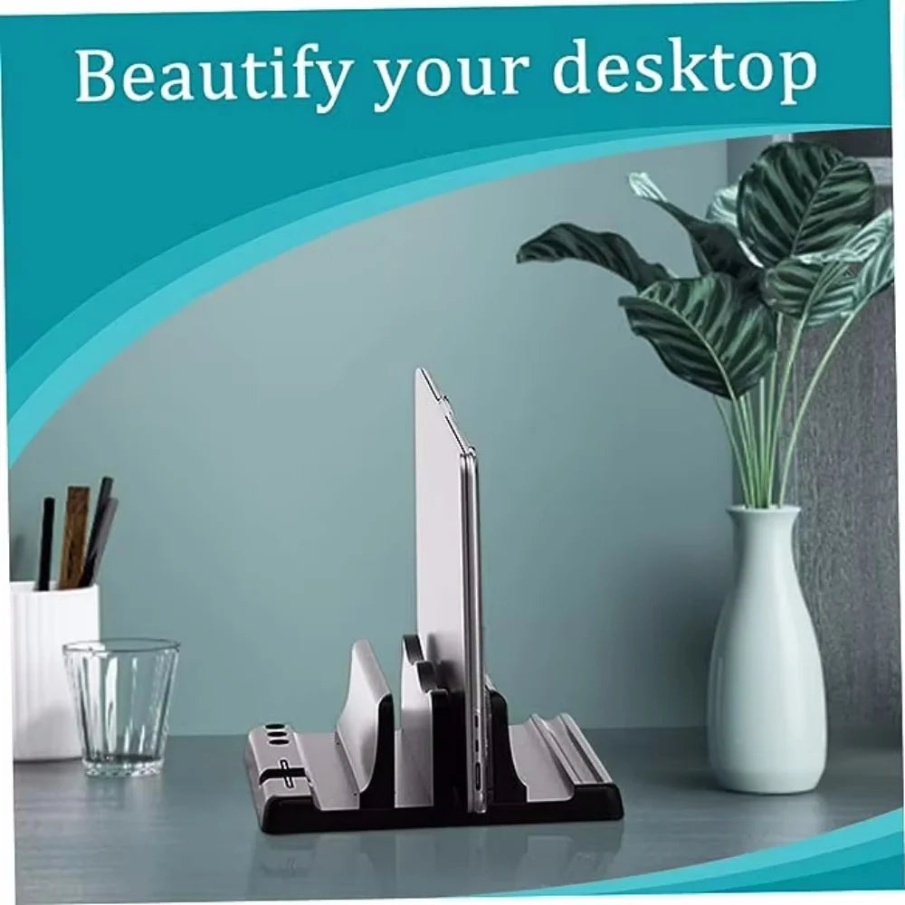 Adjustable c Vertical Save Desktop Space Easy To Place Computer Accessories Scalable Width for Office Desk Storage