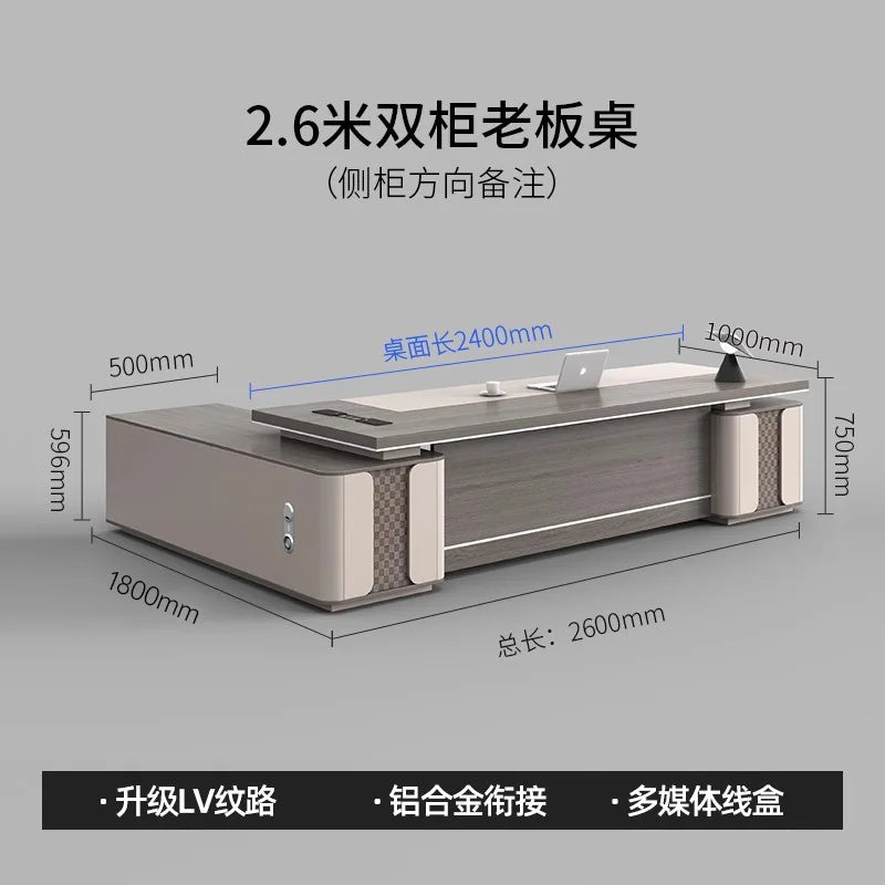 Aesthetic Organizers Office Desk Design Luxury Study Modern Computer Office Desk Minimalist Mesa Ordenador Commercial Furniture