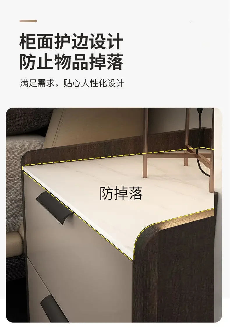 Modern Bedside Cabinet Night Tables Bedroom Bedside Table Storage Bed Side Table Chevet Nightstand Stand Bedsides Room Home