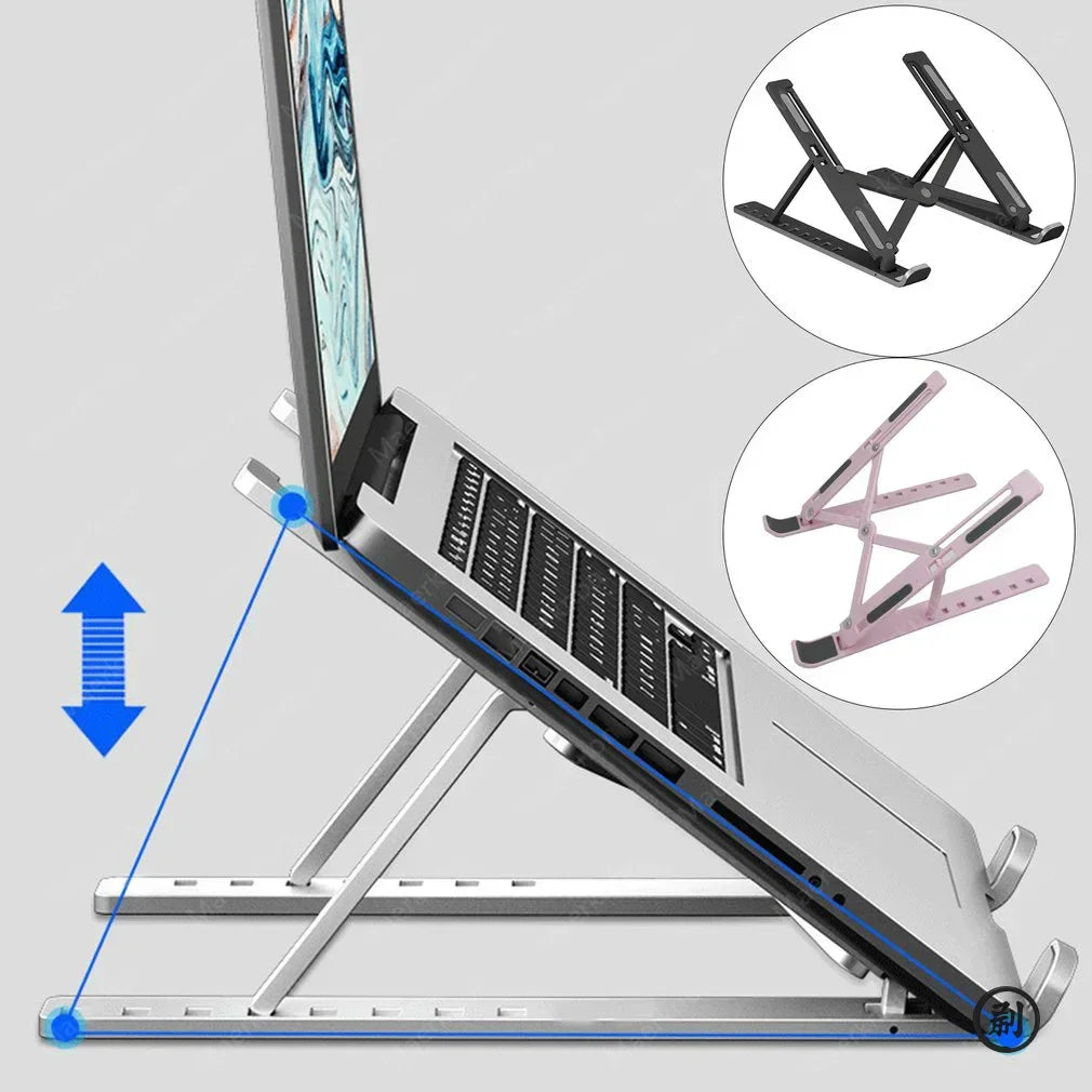 Portable foldable computer monitor stand, adjustable laptop stand, suitable for small-sized tablet dock accessories