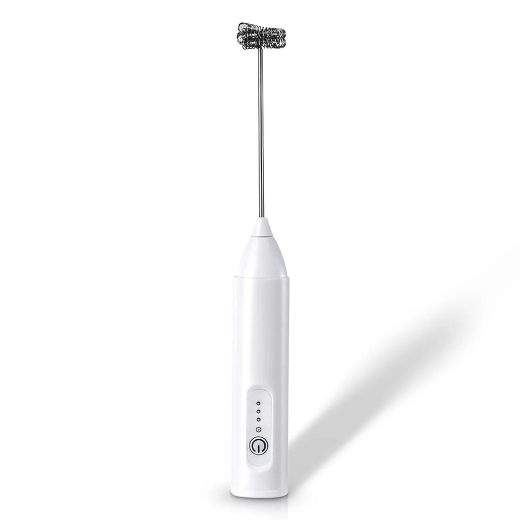 Electric Milk Frother Rechargeable Milk Foam Maker 3 Speeds Coffee Mixer Egg Beater Handheld Foam Maker Tools For Coffee Milk