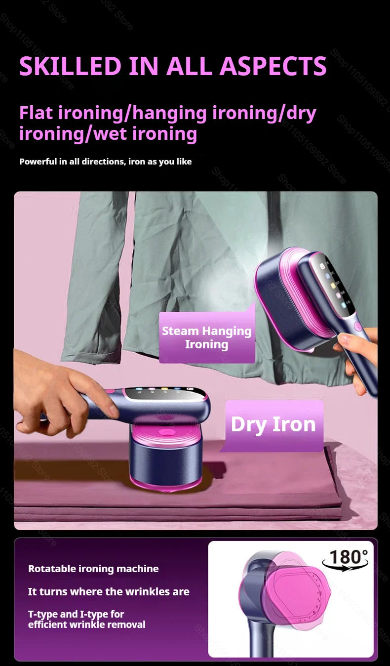 New Clothes Steamer Professional Handheld Garment Steamer Fast Heating Portable Clothes Fabric Vertical steam iron HomeTravel