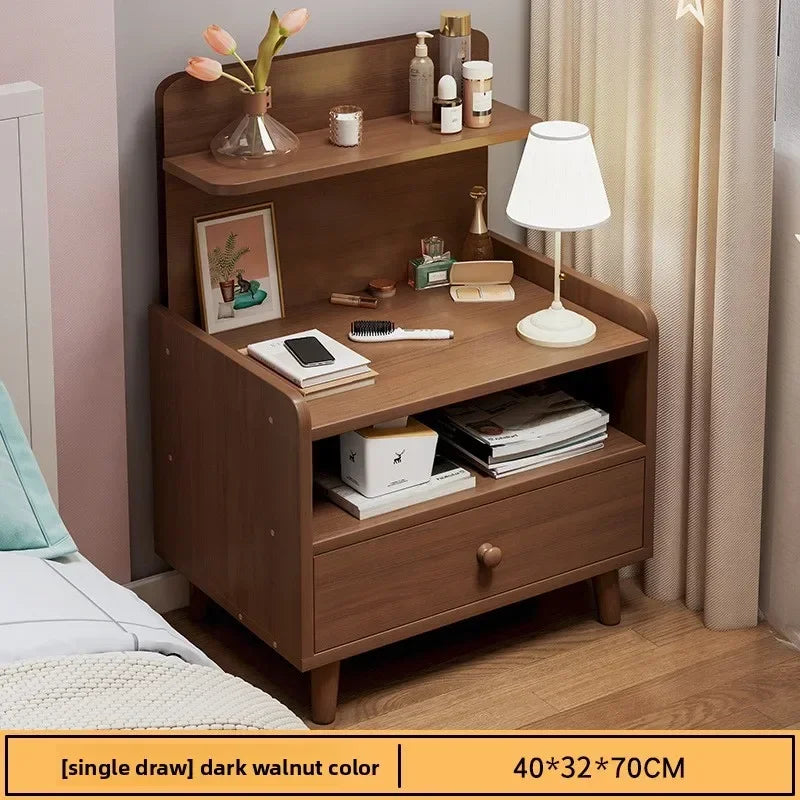 Minimalist Household Goods Bedside Table Wide Small Chest Cabinet Multi-layer Locker With Drawers Small Cabinet