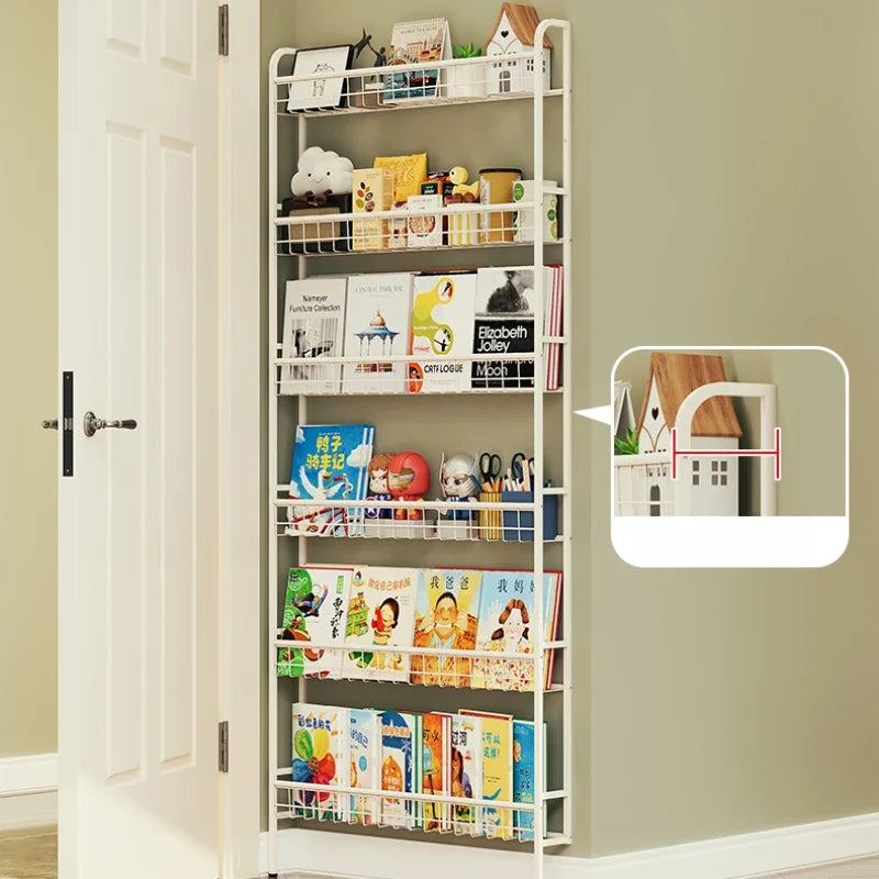Space-Saving Wall Hanging Bookshelves Slim Floating Shelves Ideal for Desk Organizer or Wall Gaps Efficient Storage  Wall Shelf