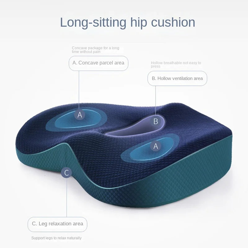 3D memory foam hemorrhoid cushion hip support orthopedic pillow Coccyx office chair cushion car seat wheelchair massage pillow