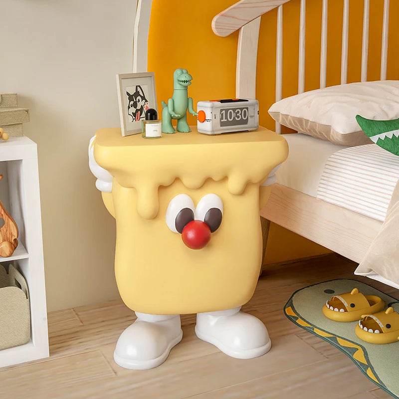 Cute Bedside Cabinet Modern Minimalist Unique Design Night Table For Kids Mesitas De Noche Dormitorio Bedroom Furniture
