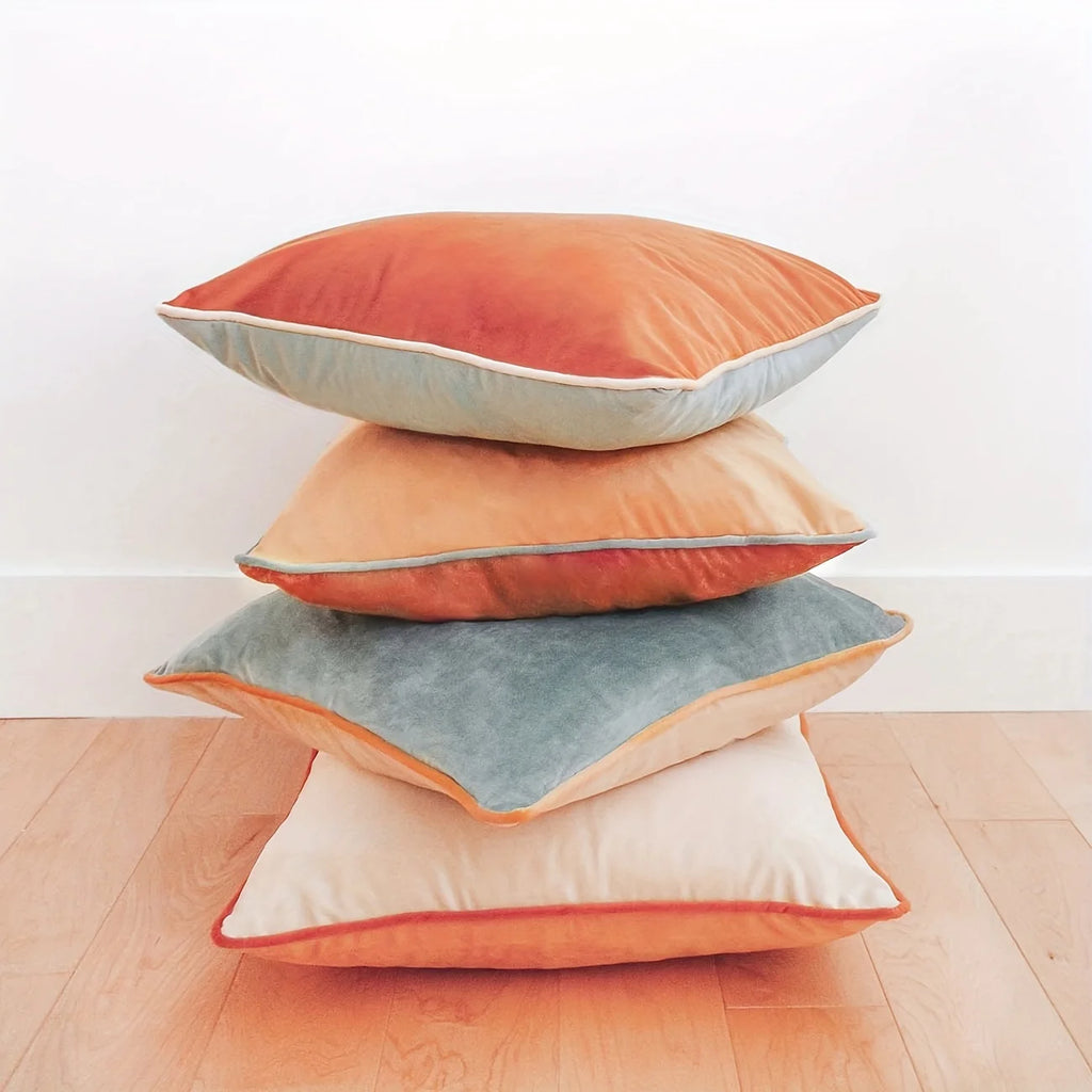 45x45cm Decorative Throw Pillow Cover Cushion Cases Soft Velvet Modern Double Sided Designs For Home Decor Modern Minimalism