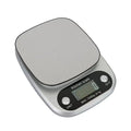 10/5Kg Digital Kitchen Scale LCD Display Stainless Steel Electronic Scale High Precision Touch Button Food Baking Scale
