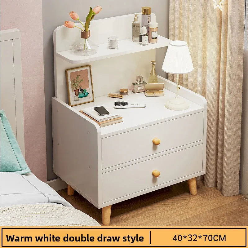 Minimalist Household Goods Bedside Table Wide Small Chest Cabinet Multi-layer Locker With Drawers Small Cabinet