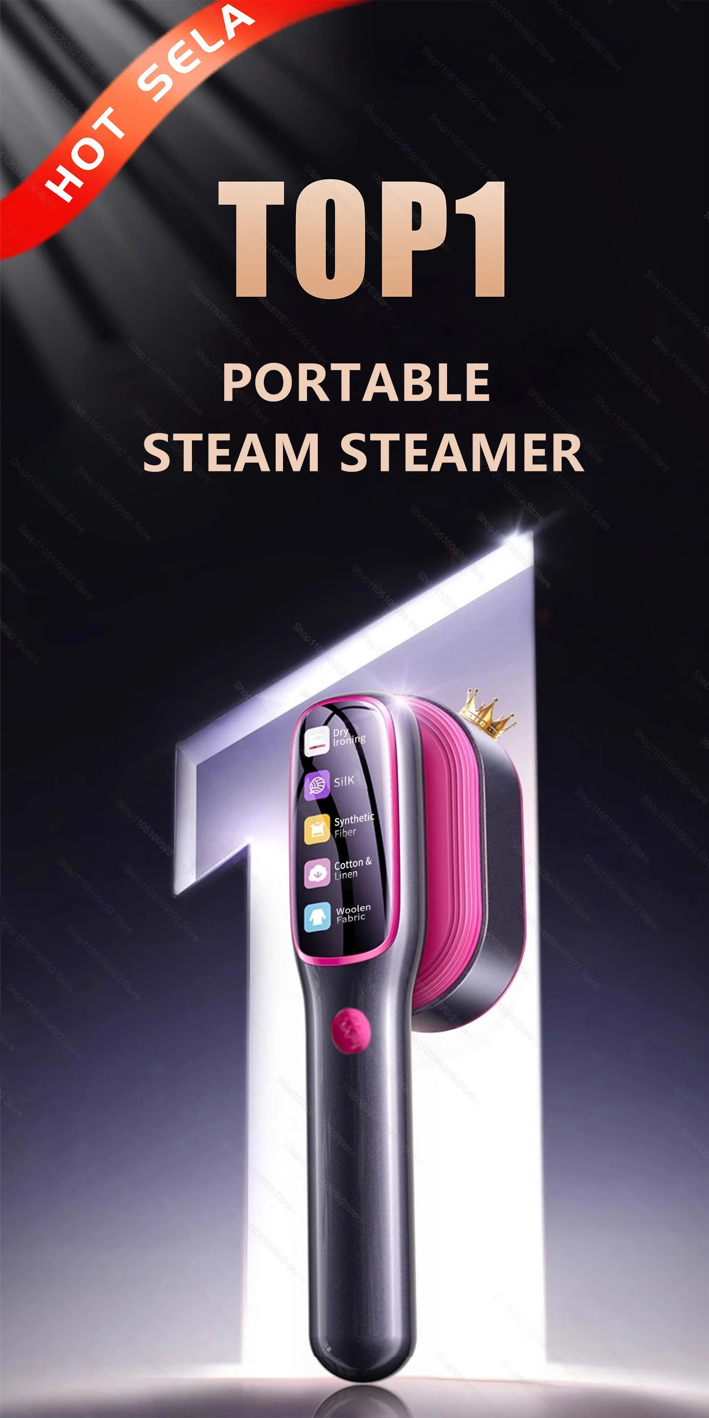 New Clothes Steamer Professional Handheld Garment Steamer Fast Heating Portable Clothes Fabric Vertical steam iron HomeTravel