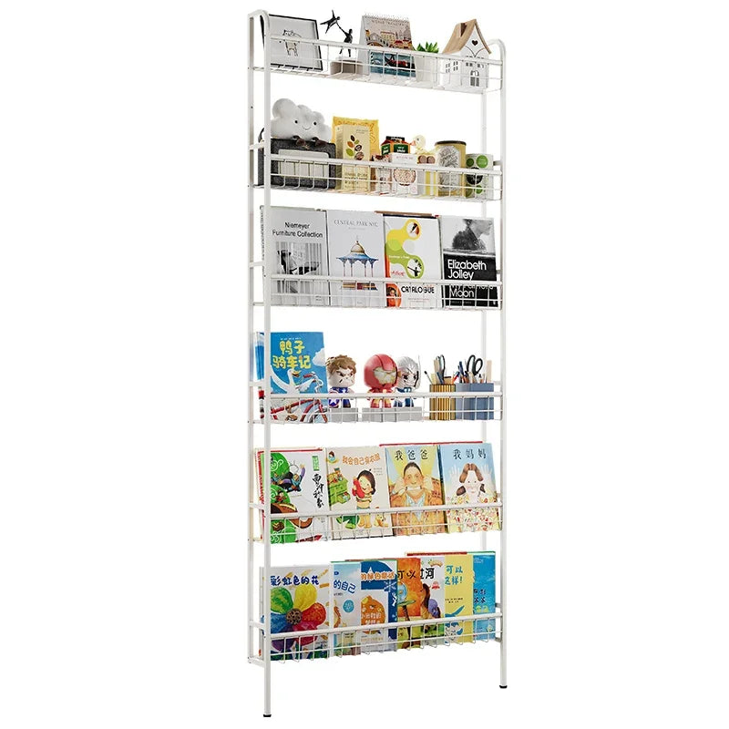 Space-Saving Wall Hanging Bookshelves Slim Floating Shelves Ideal for Desk Organizer or Wall Gaps Efficient Storage  Wall Shelf