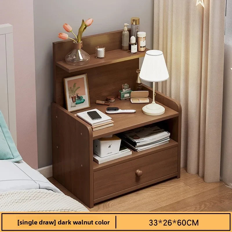 Minimalist Household Goods Bedside Table Wide Small Chest Cabinet Multi-layer Locker With Drawers Small Cabinet