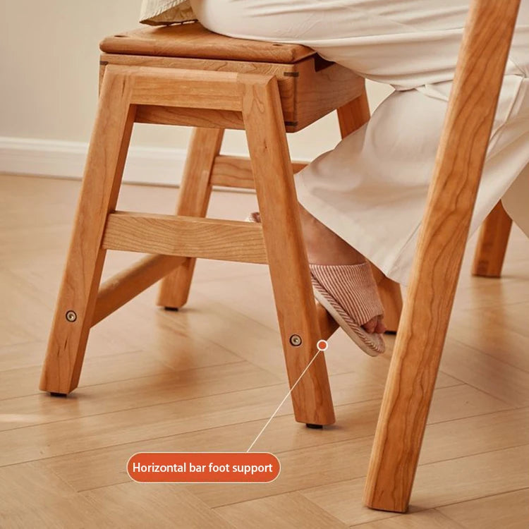 Wooden Ottomans Multifunctional Storage Stools Nordic Rectangular Shoe Changing Stools Living Room Footrests Modern Design