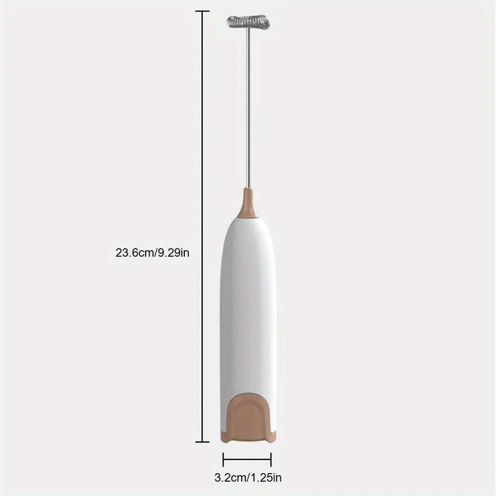Electric Coffee Frother, Electric Mini Milk Frother, Milk Wreath, Milk Frother, Milk Cap, Household Milk Frother