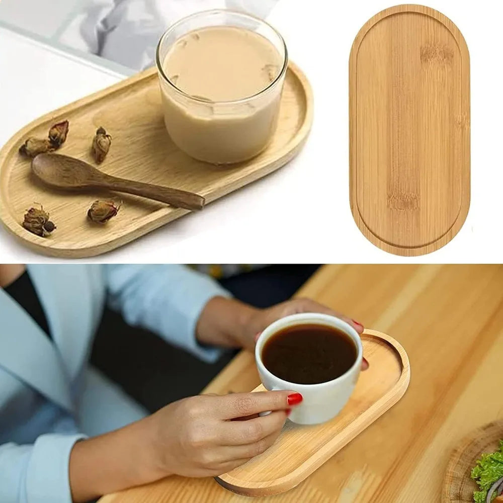 Bamboo Storage Tray Wooden Bathroom Organizer for Shampoo Body Wash and Toiletries Multi-Function Countertop Bath Accessories