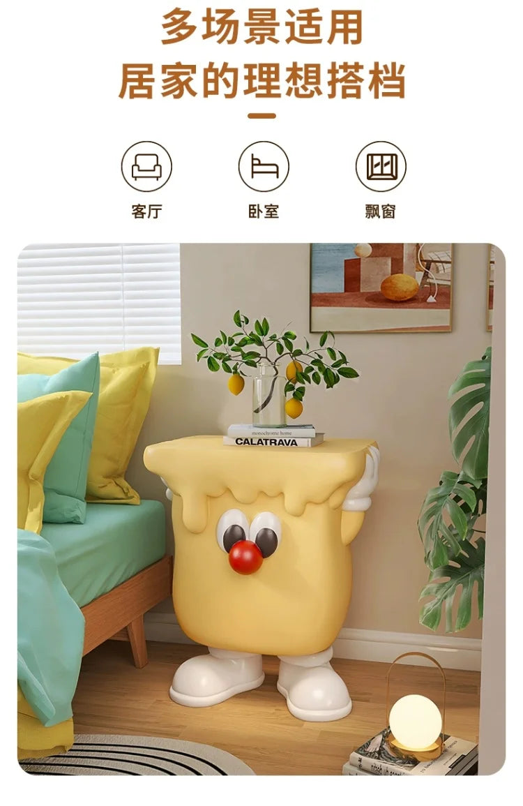 Cute Bedside Cabinet Modern Minimalist Unique Design Night Table For Kids Mesitas De Noche Dormitorio Bedroom Furniture
