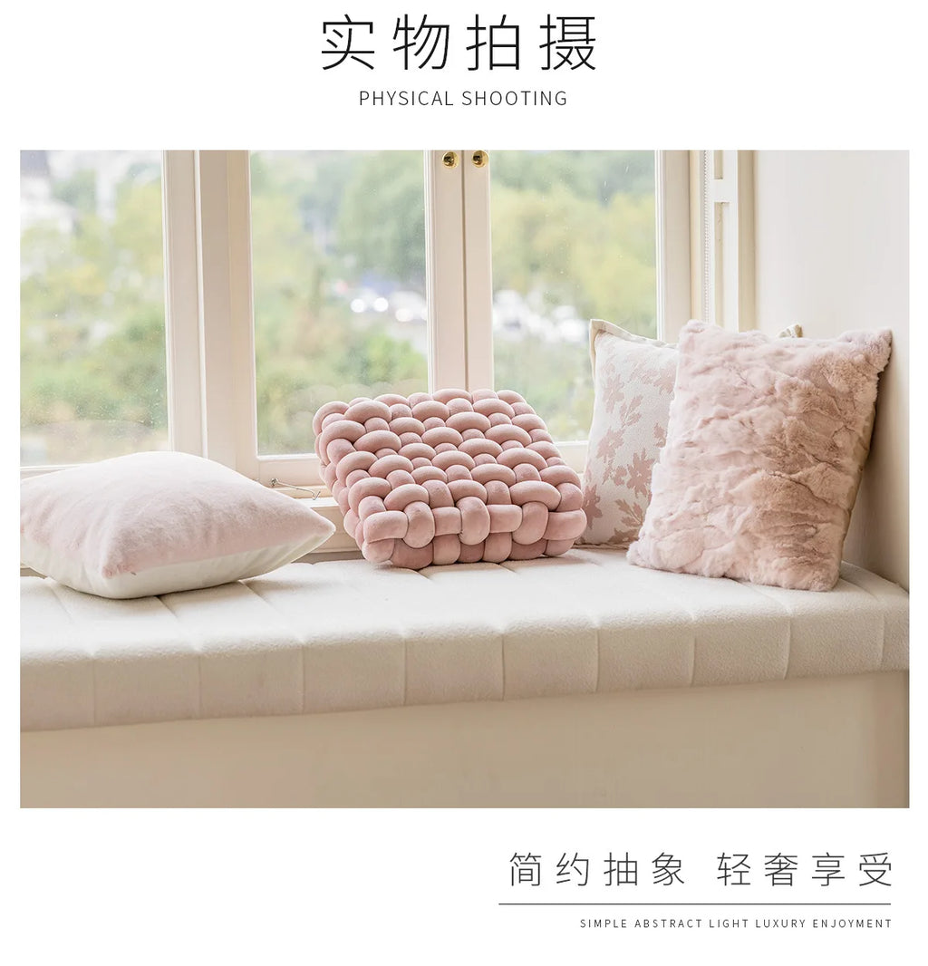 45X45CM French Flower Throw Pillow Cover Modern Nordic Stamping Waist Cushion Cover Decor Home Decorative Pillowcase