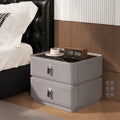Drawers Mid Century Modern Bedside Table Bedroom Cabinets Low Organizer Space Saving Bedside Table Small Muebles Home Furniture