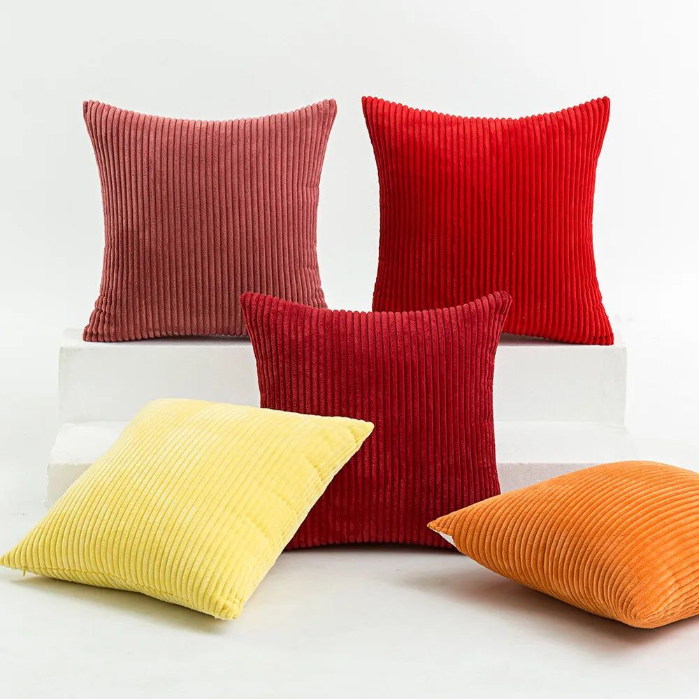 Decorative Throw Pillow Covers Soft Velvet Modern Double-Sided Designs Cushion Cases Boho Farmhouse Fall Pillowcase Home Decor